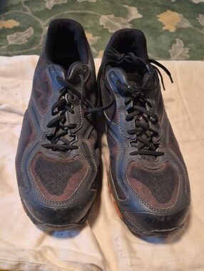 Red Wing Shoes Men's Black and Burgundy/Red Athletic Sneakers